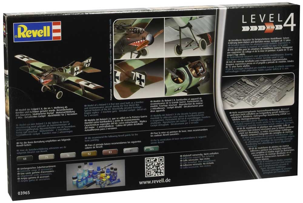 Revell Maketa aviona Roland C. II - detalj