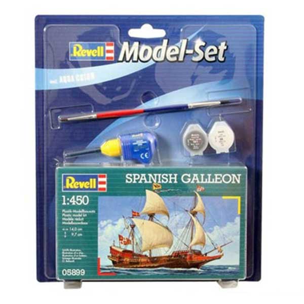 Revell Maketa sa opremom - Španska galija 1:450 - detalj