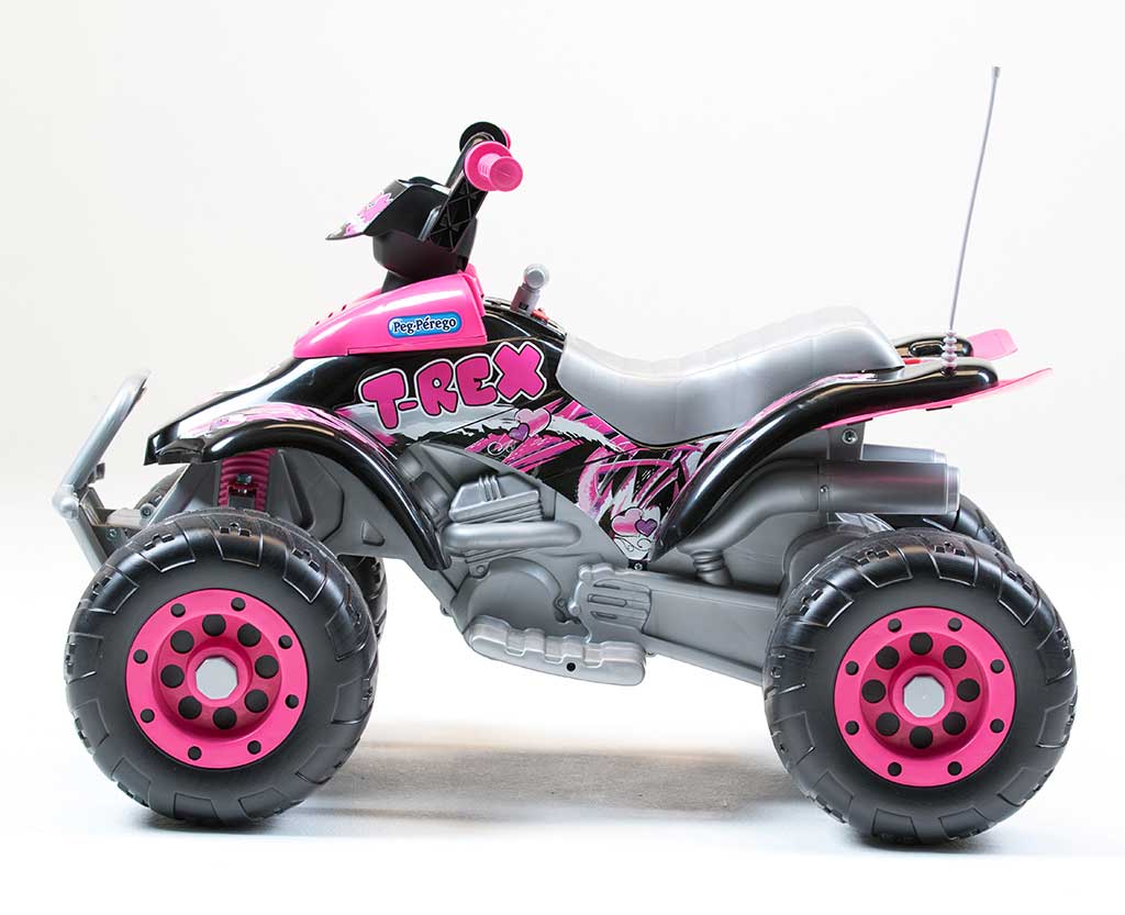 Peg Perego Dečiji kvad motor na akumulator 12V Corral T-Rex Pink - detalj