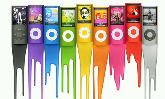 iPod Nano 4 GB silver - detalj