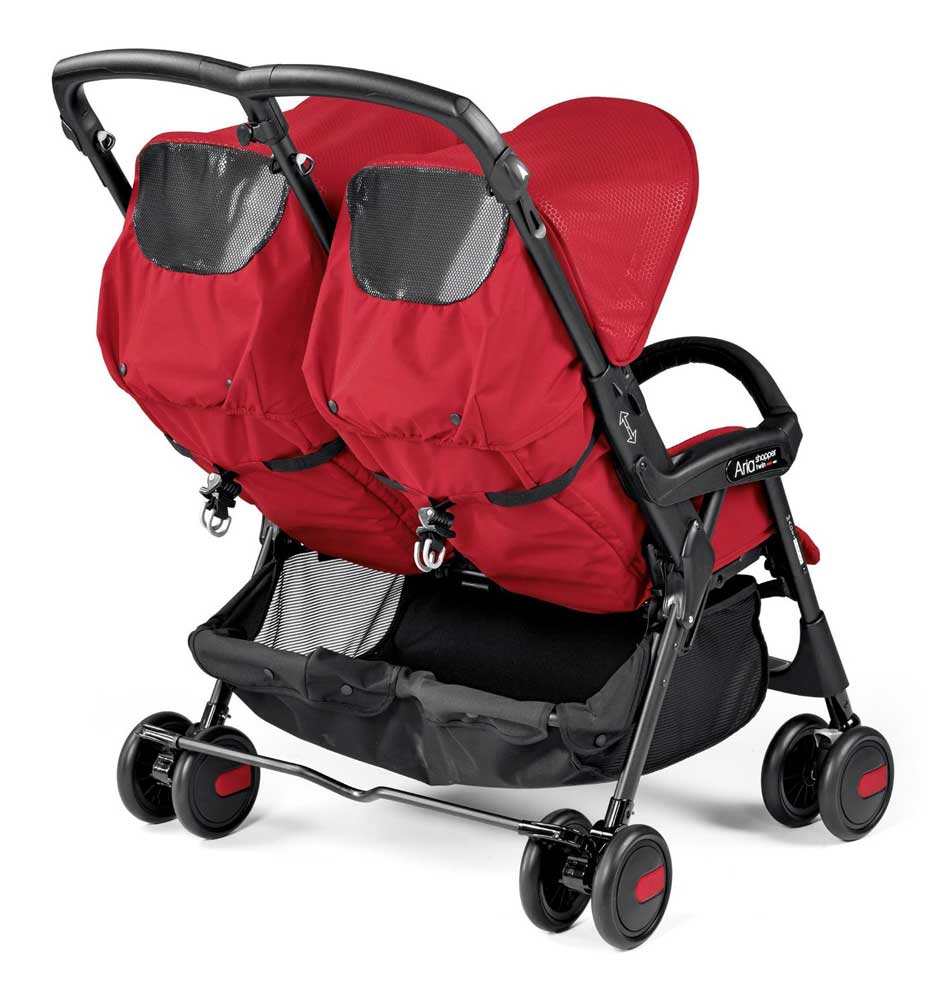 Peg Perego Kolica za blizance Aria Shopper Twin Mod Red - detalj