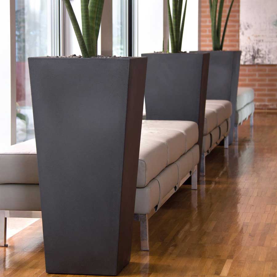 Visoka saksija Evolution Matt Eros 80cm Avana - detalj