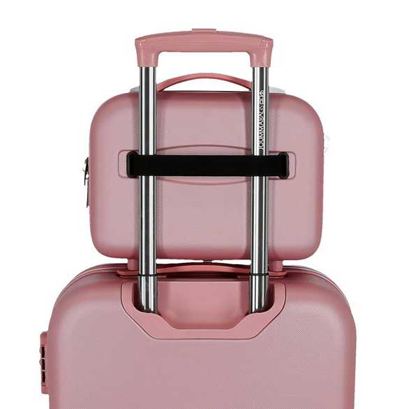 Kofer za šminku - ABS neseser Movom Riga powder pink 59939 - detalj
