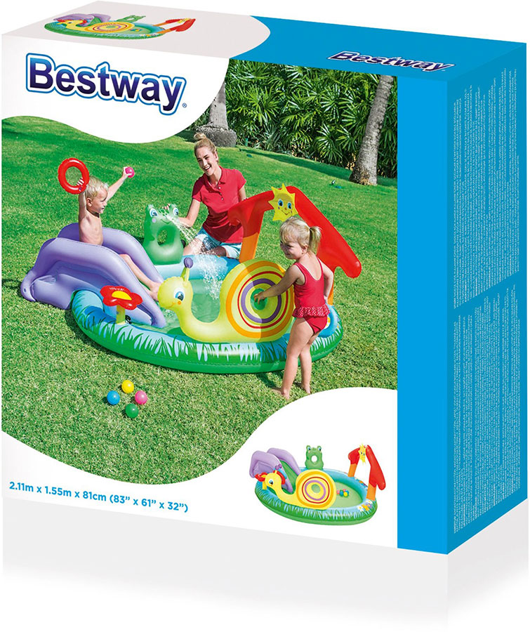 BestWay Vodena Igraonica Puž 211 x 155 x 81 cm - detalj