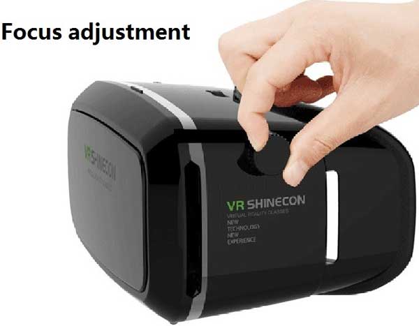 3D Virtual Reality naočare za Smart telefon VR Shinecon - detalj