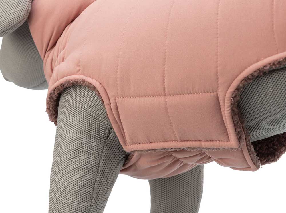 Zimska jakna za male pse leđa 36cm Lesmont apricot Trixie 680376 - detalj