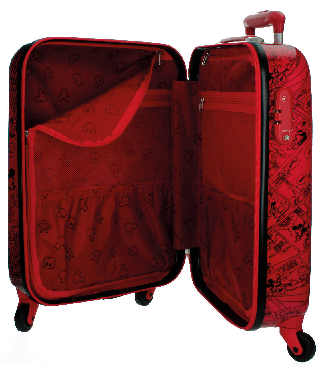 Disney Putni koferi - set - Mouse Retro Red - detalj