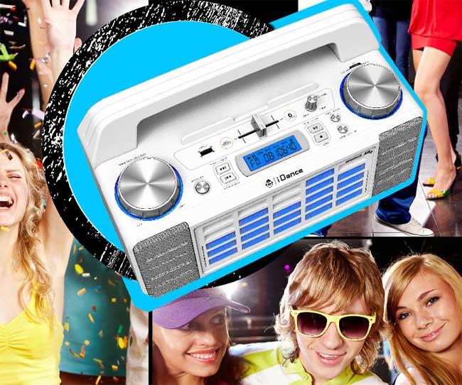 Prenosni 2.1 Bluetooth zvučnik za žurke iDance XD2 White 025222 - detalj