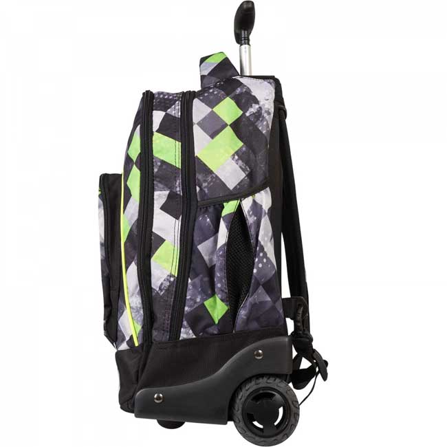 Target ranac sa točkovima i teleskopskom ručkom Green 16273 - detalj