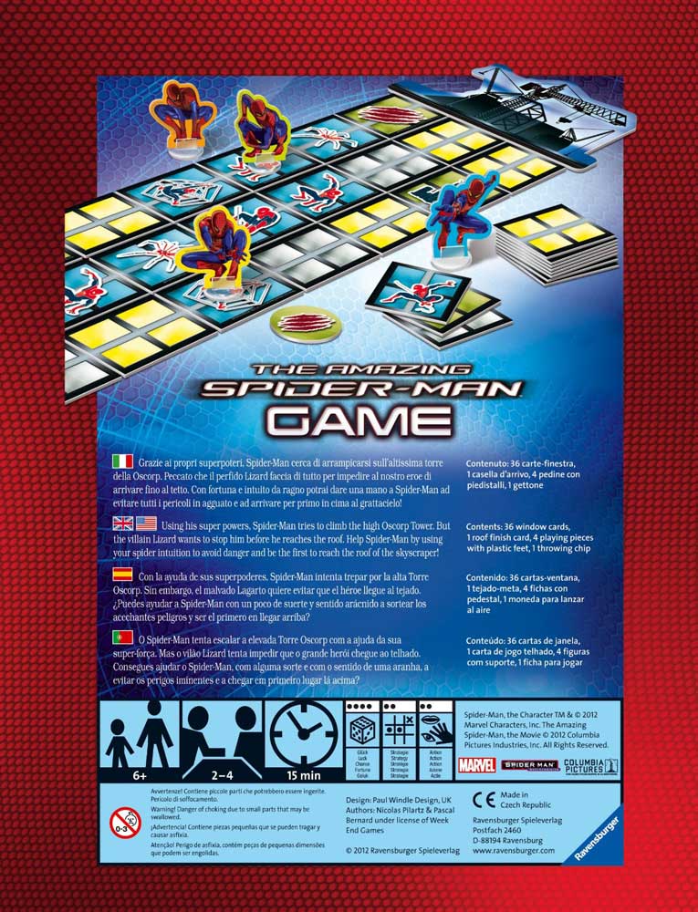 Društvena igra Spiderman - detalj