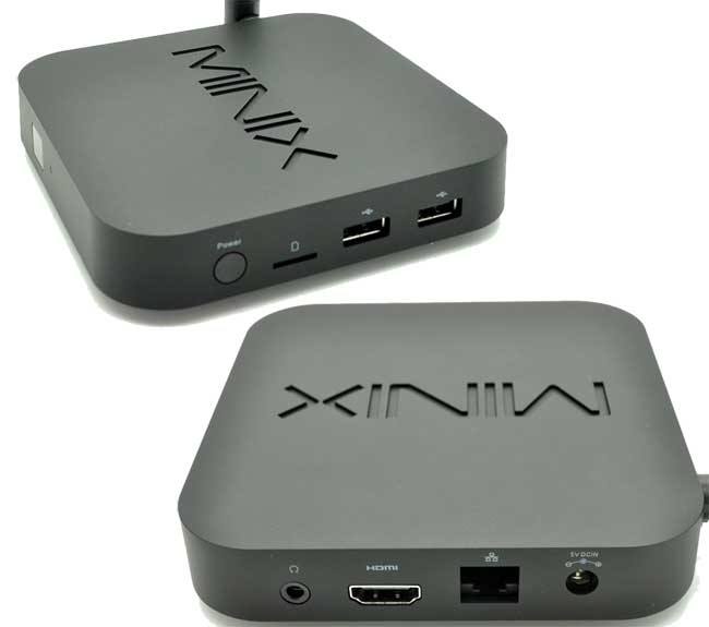 Smart TV Box Amlogic Minix NEO X6 Android - detalj