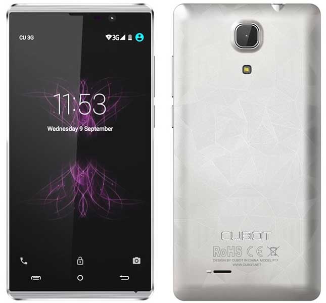 Dual SIM Mobilni telefon Cubot P11 Beli - detalj