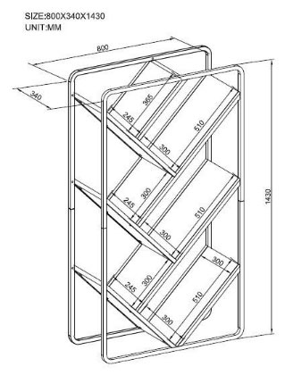 Polica Za Knjige WWW - detalj