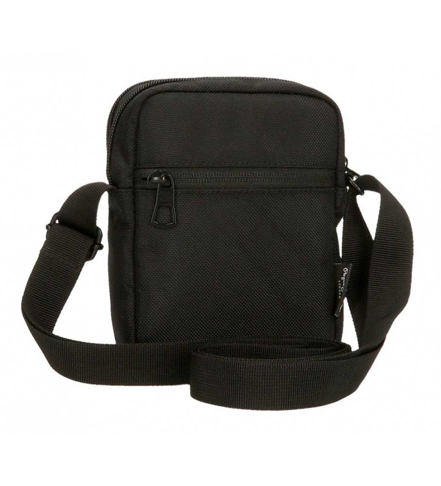 Muška torbica 16cm sa dve pregrade Pepe Jeans Bromley black 70651 - detalj