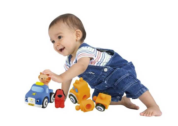 KsKids Gumene kocke PopBo Blocs - Ivanov kamion mešalica - detalj