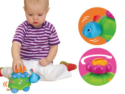 KsKids Igračka za bebe - Muzička parada kornjača - detalj