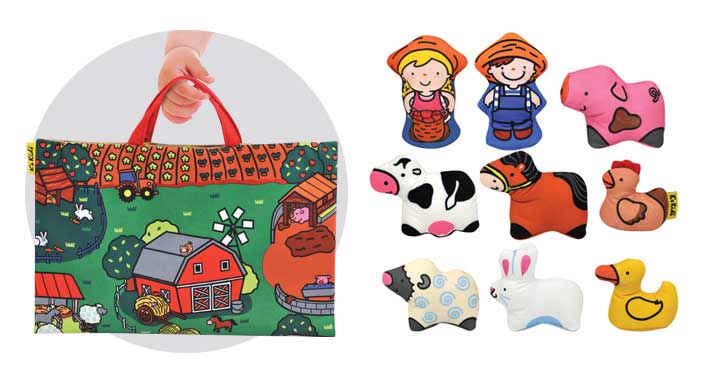 KsKids Prostirka za igru Farma - detalj