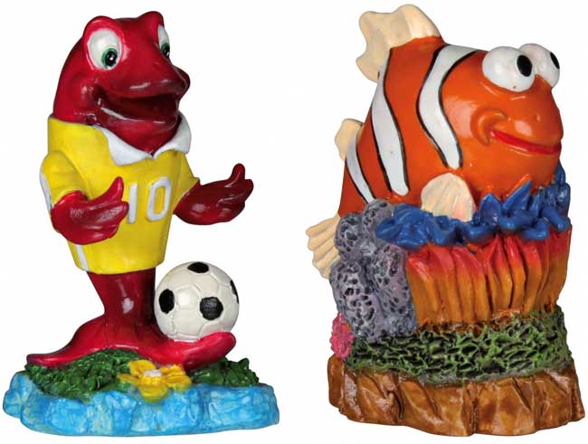 Dekorativne figure za akvarijum 12 kom. Trixie 8792 - detalj