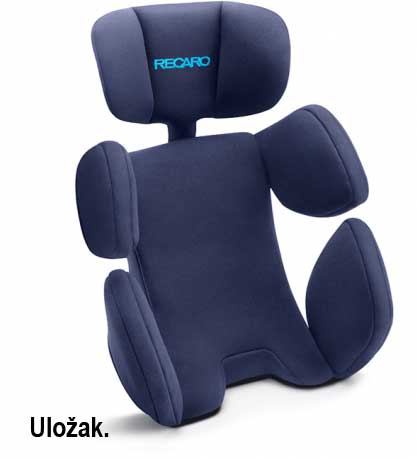 Autosedište za decu Recaro Zero.1 i-Size Xenon Blue Rotirajuće Do 18kg - detalj