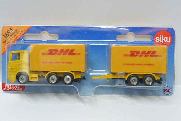 SIKU Igračka Kamion šleper sa prikolicom DHL 1694 - detalj