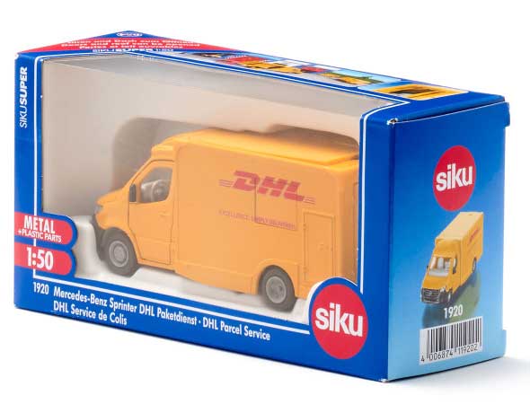 SIKU Automobilčić Kombi Mercedes-Benz Sprinter DHL 1920S - detalj