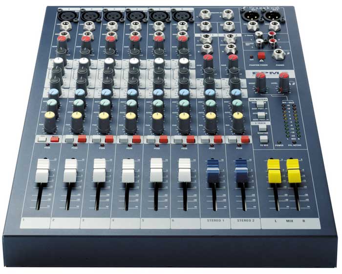 Mikseta Soundcraft EPM6 - detalj
