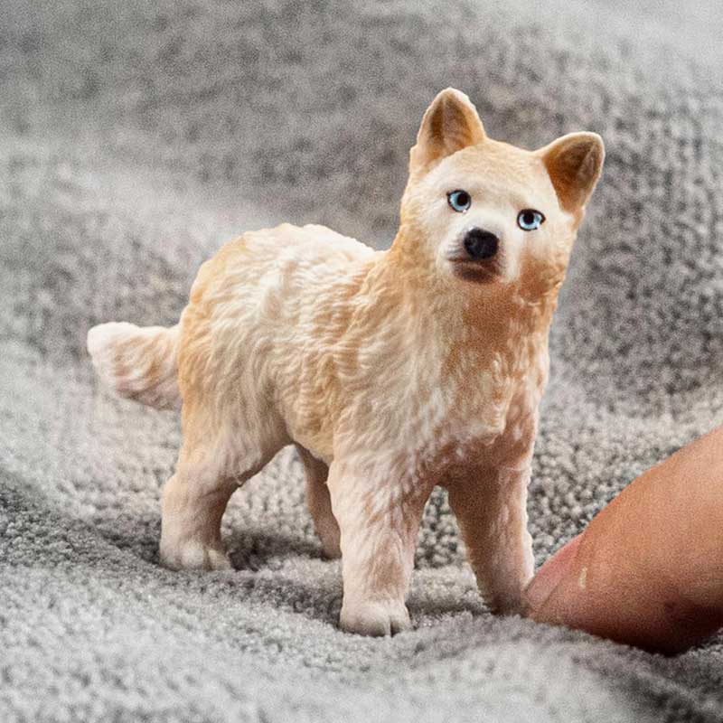 Schleich® Figurice Divlje životinje Polarni vuk mladunče 14881 - detalj