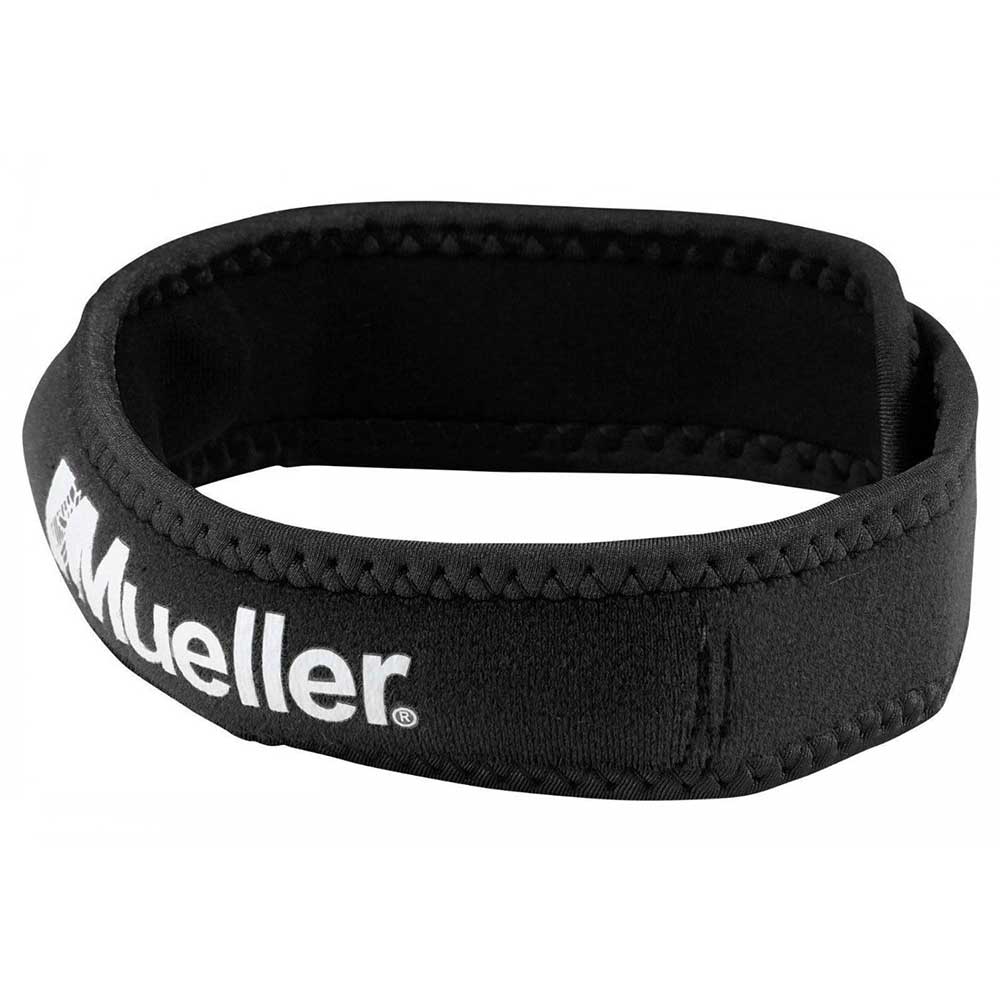 MUELLER profesionalna patelarna traka za koleno crna - detalj