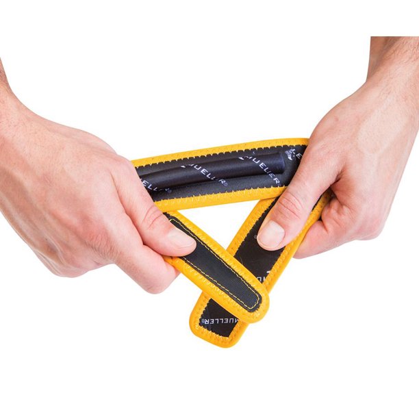 MUELLER profesionalna patelarna traka za koleno žuta - detalj