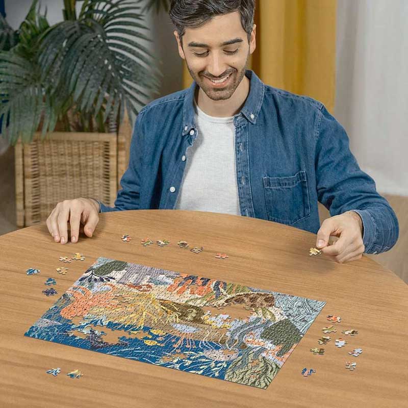 Puzzle slagalica 500 delova Okeanska čarolija Ravensburger 12001385 - detalj