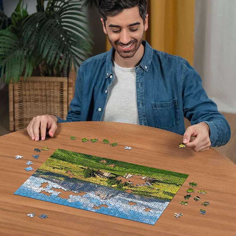 Puzzle slagalica 500 delova Alpe di Siusi Dolomiti Italija Ravensburger 12001383 - detalj