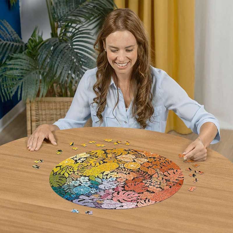 Puzzle 500 delova Circle of colors Tropical Ravensburger 12000821 - detalj