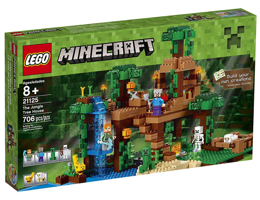 LEGO® Kocke Minecraft The Jungle Tree House LE21125 - detalj