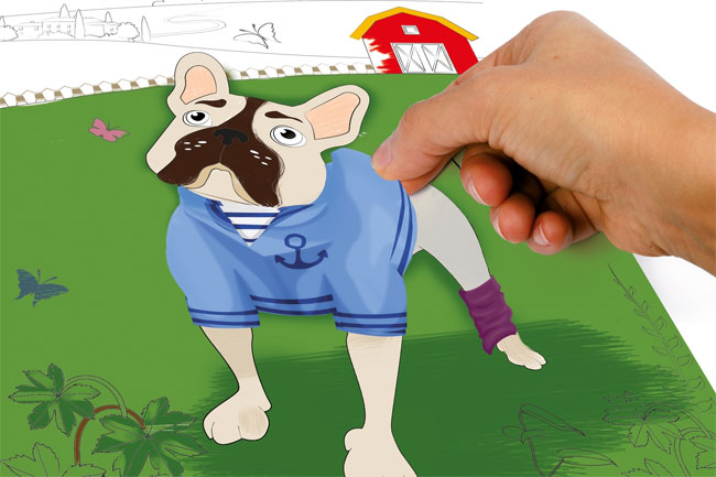 Clementoni Crazy Chic Kreativni blok Životinje CL15763 - detalj