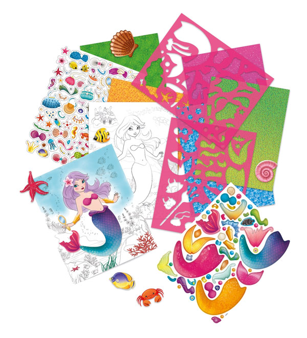 Clementoni Crazy Chic Kreativni blok Sirene CL15787 - detalj