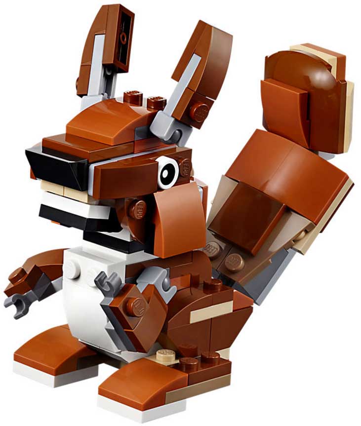 LEGO® Creator Kockice 3u1 Životinje iz parka LE31044 - detalj