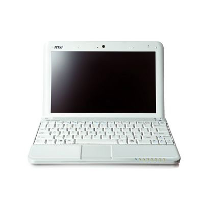 MSI Wind notebook računar - beli - detalj