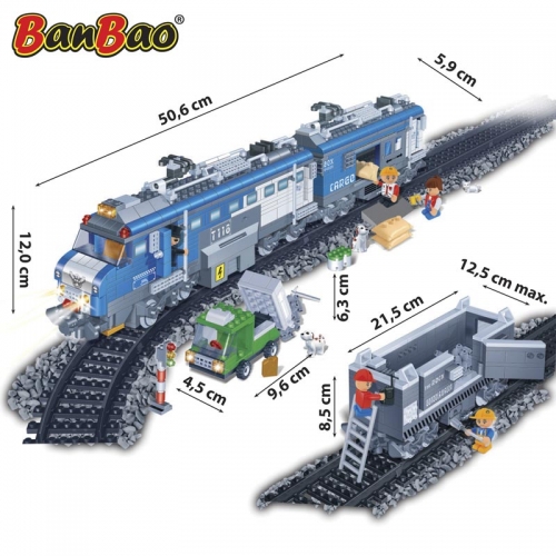 BanBao Teretni voz sa daljinskim upravljačem 8228 - detalj