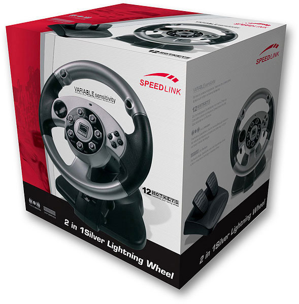 SpeedLink Volan za PC i PlayStation Silver Lightning 03JV6682  - detalj