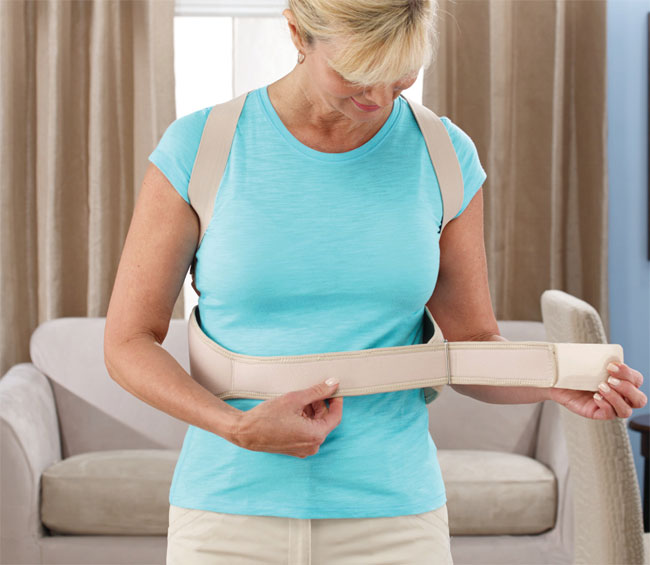 Royal Posture podrška za pravilno držanje leđa S-M - detalj