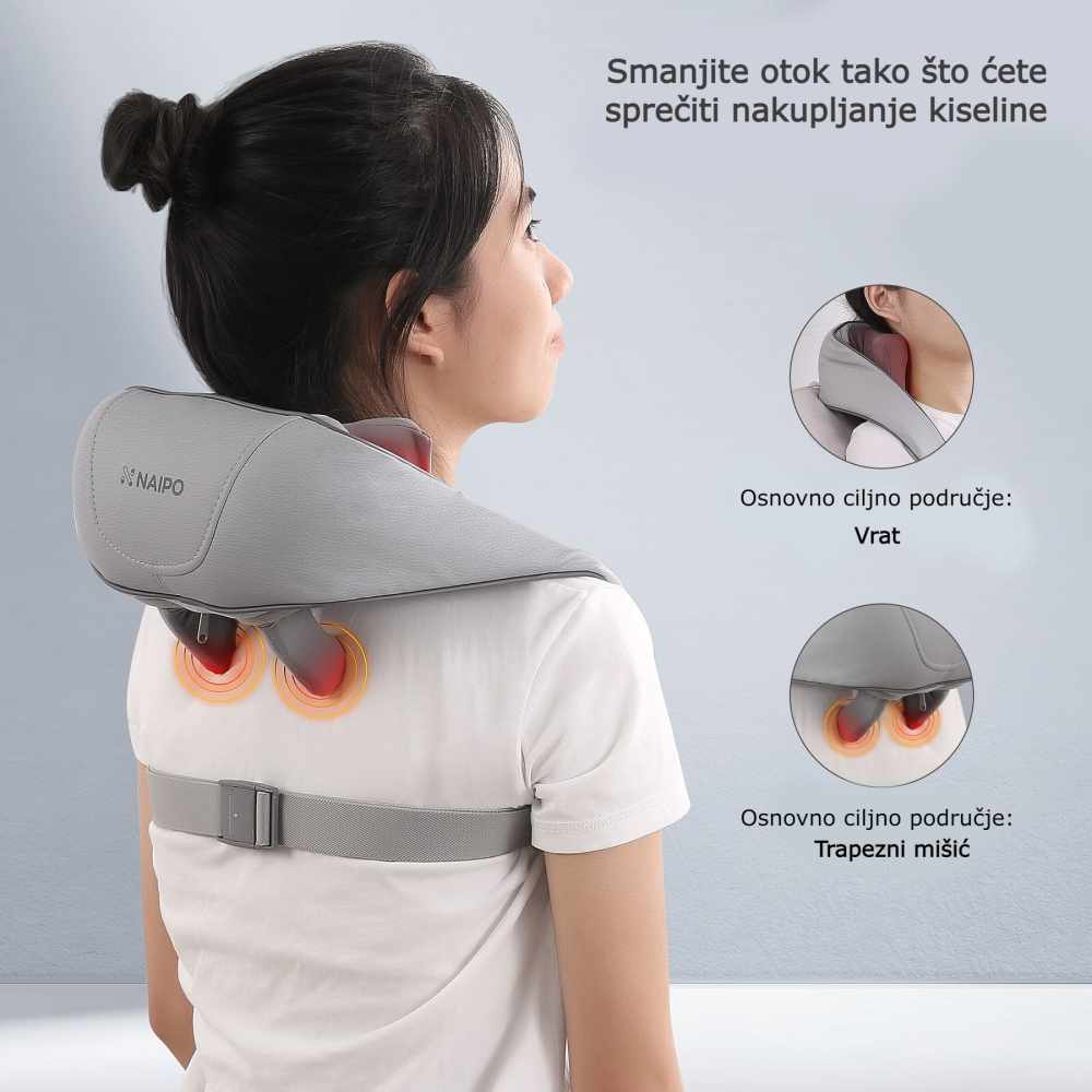 Masažer za vrat i ramena Naipo MGS-2301 - detalj