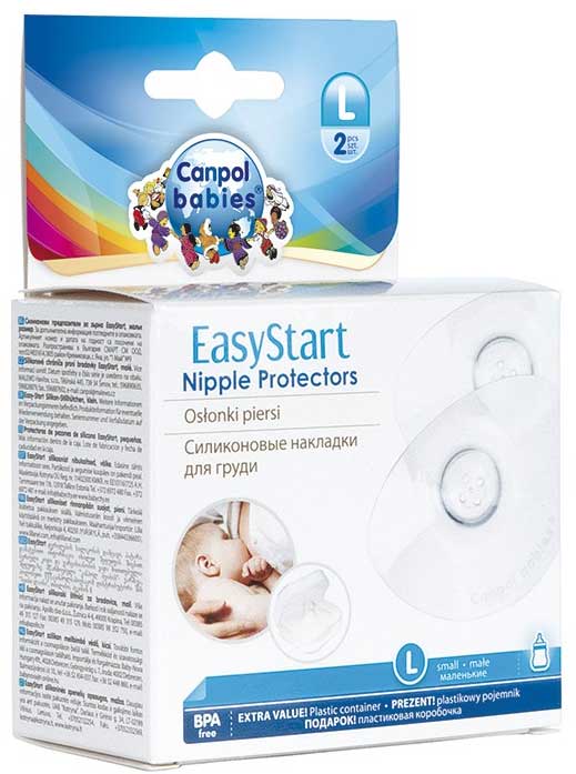 Canpol Silikonske bradavice Easy Start veličina L  18/603 - detalj