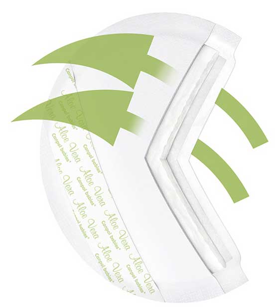 Canpol Ulošci za grudi sa Aloe Verom Easy Start 40 komada 19/608 - detalj