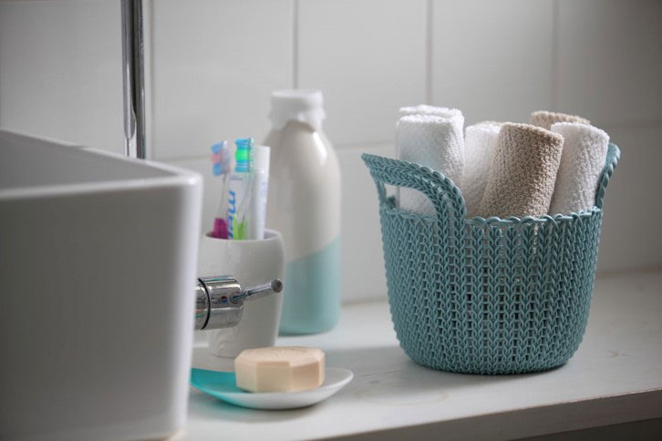 Korpica Za Sitnice Braon Curver Knit Kolekcija - CU 03671-X59 - detalj