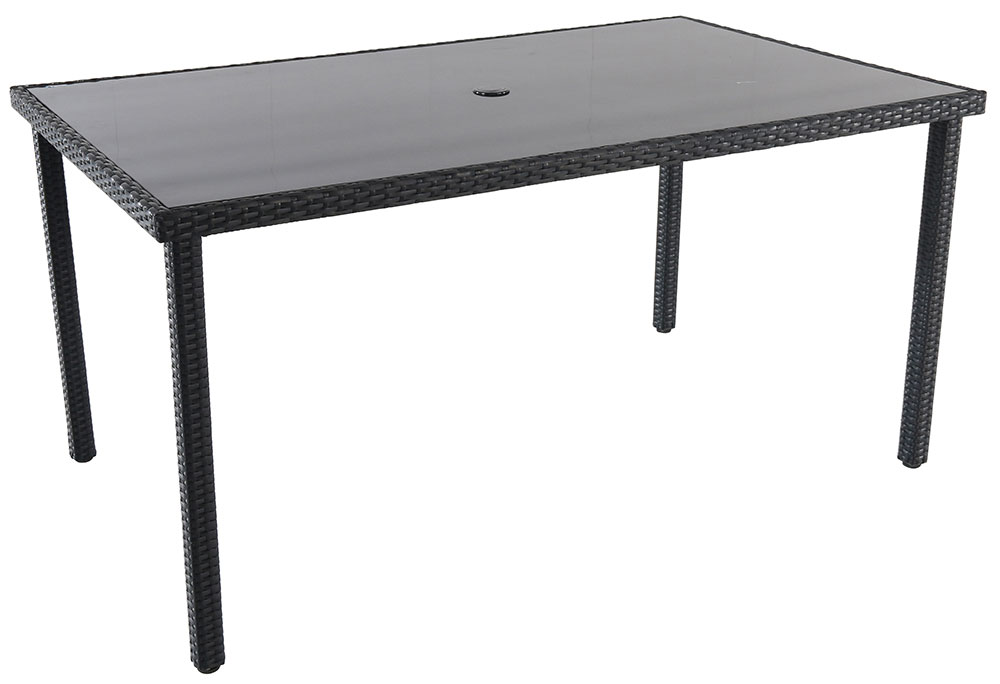 Baštenska Garnitura Java Black - 6 Fotelja i Sto  - detalj