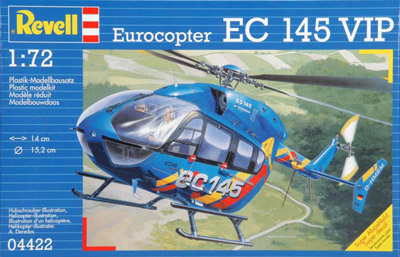 Revell Maketa helikoptera Eurocopter EC-145 VIP - RV050 - detalj