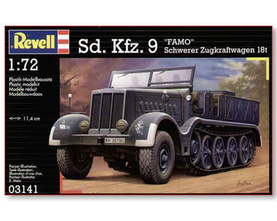 Revell Maketa kamiona Sd.Kfz. 9 Halftrack <i>FAMO</i> - RV060 - detalj