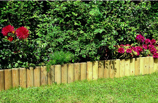 Drvena Ogradica - Bordura Za Travnjake - Nortene Argus - detalj