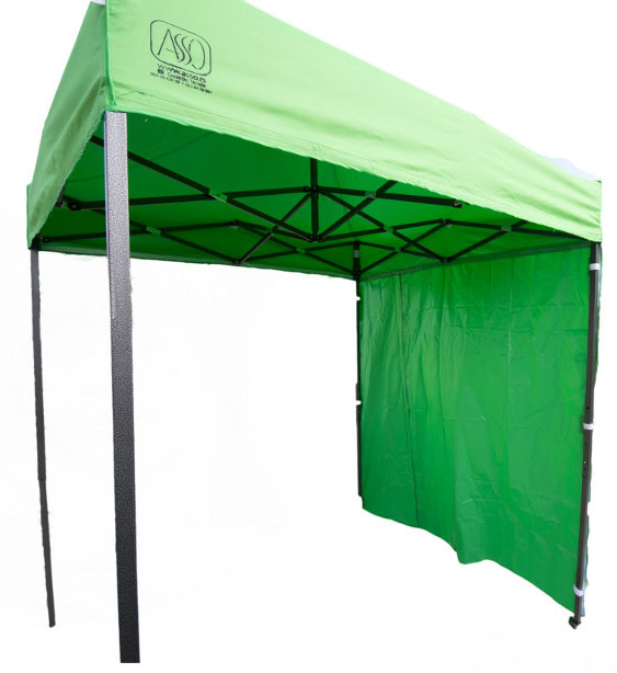 Tenda Gazebo Paviljon sa sklopivom konstrukcijom 3x3 zelena - detalj
