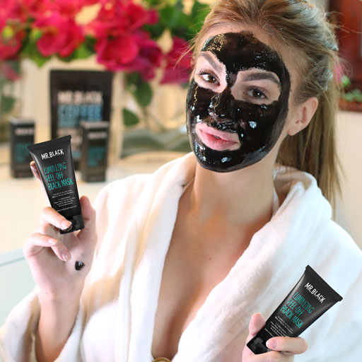 Mr.Black Crna maska za lice - detalj